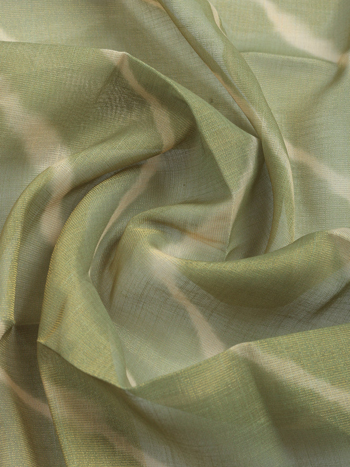 Printed Linen Blend Unstitched Suit With Pant &amp; Dupatta