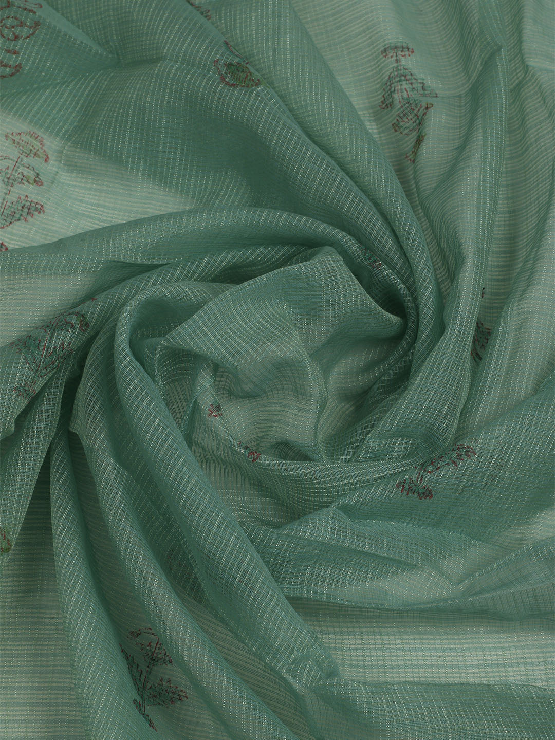 Printed Cotton Unstitched Suits Printed Suit With Pant &amp; Dupatta