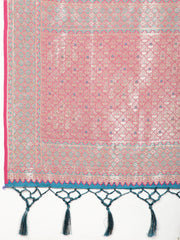 Stone Work Banarasi Woven Saree