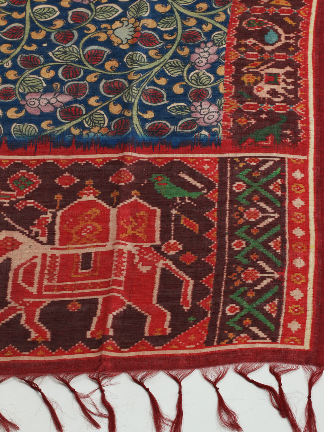 Printed Tussar Saree