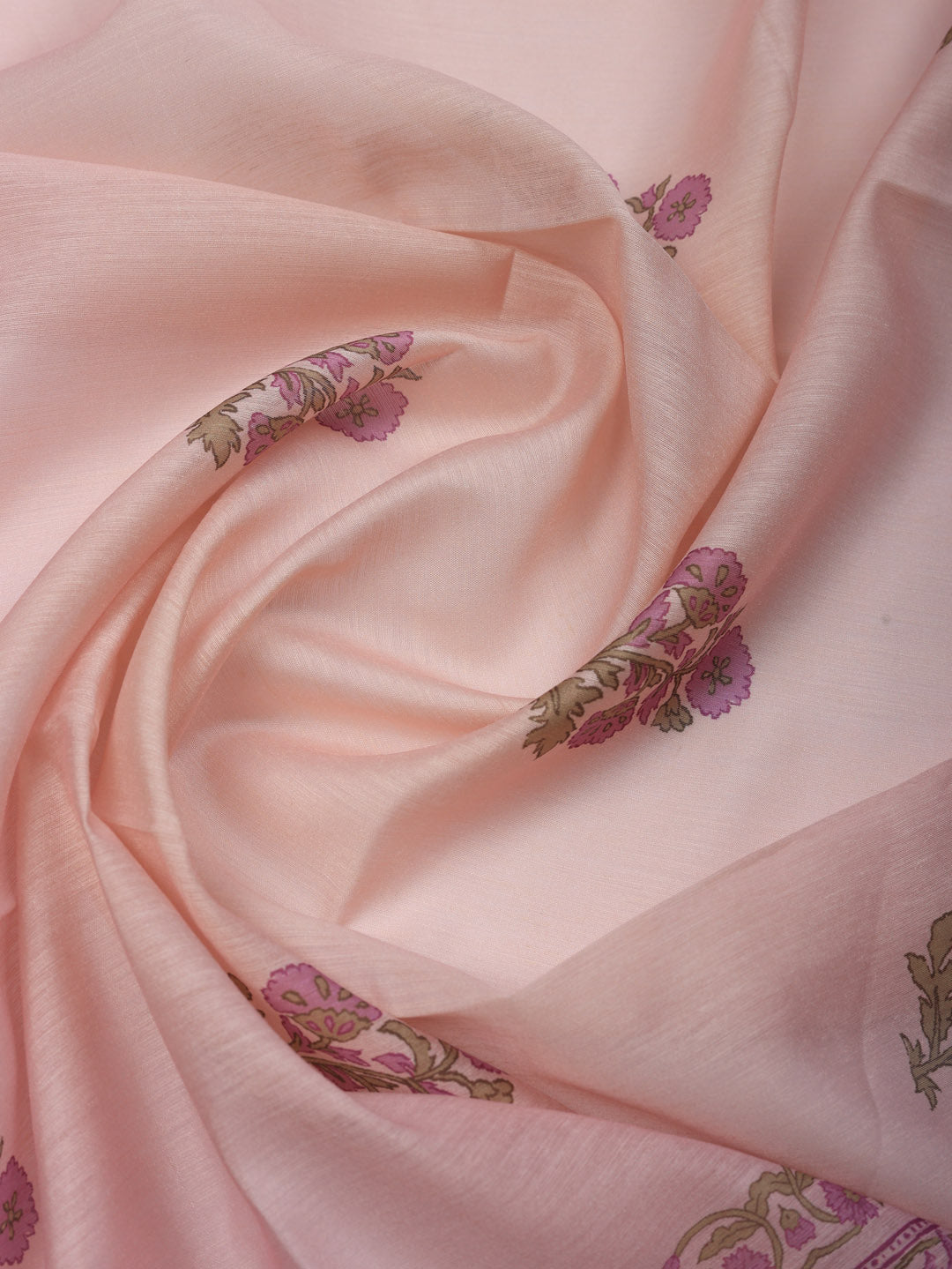 Embroidered Cotton Blend Unstitched Suit With Pant &amp; Dupatta