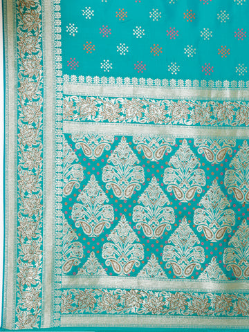 Zari Border Banarasi Woven Saree