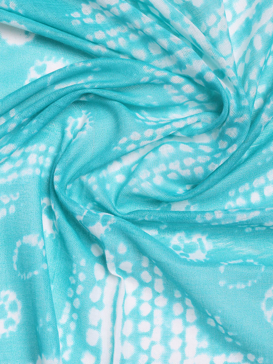Printed Cotton Blend Unstitched Suit With Dupatta