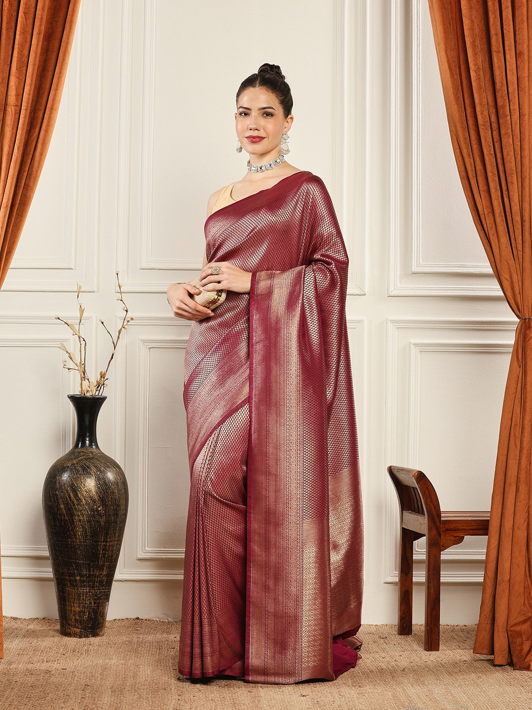 Woven Design Art Silk Saree