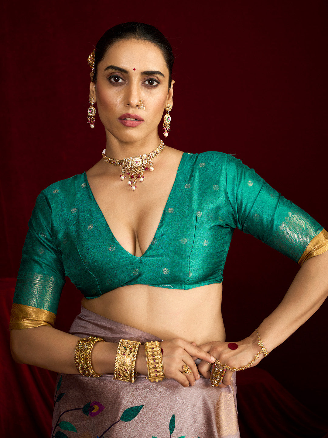Woven Printed Art Silk Saree