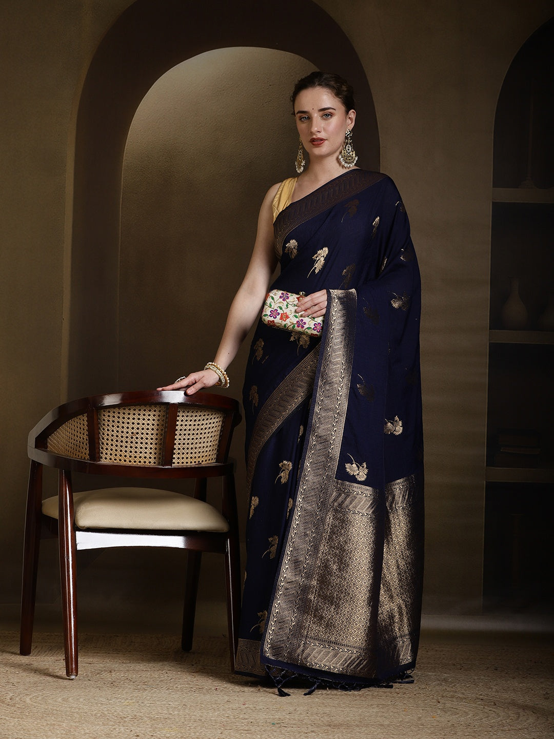 Woven Design Art Silk Saree