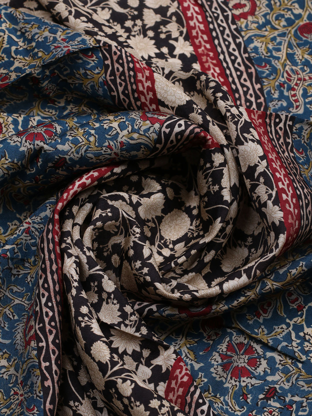 Printed Muslin Unstitched Suit With Pant &amp; Dupatta