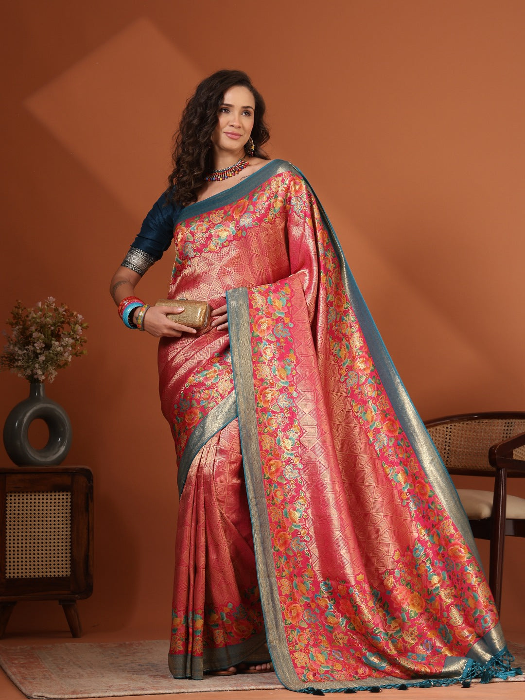 Woven Design Dola Silk Saree