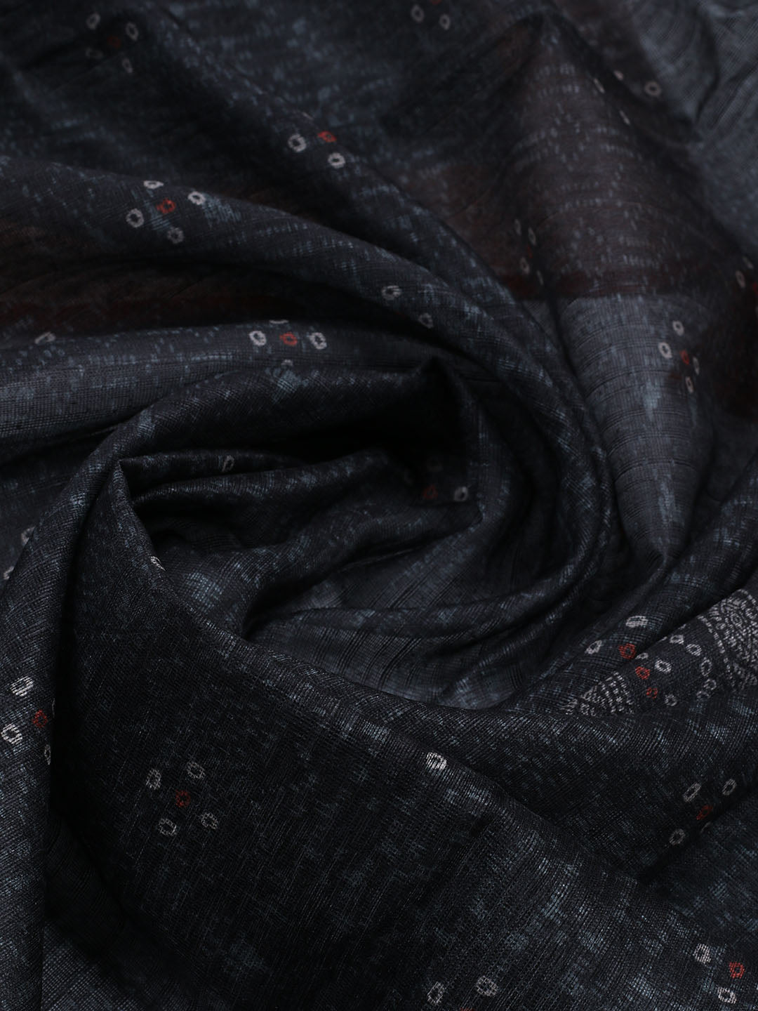 Printed Chanderi Unstitched Suit With Dupatta