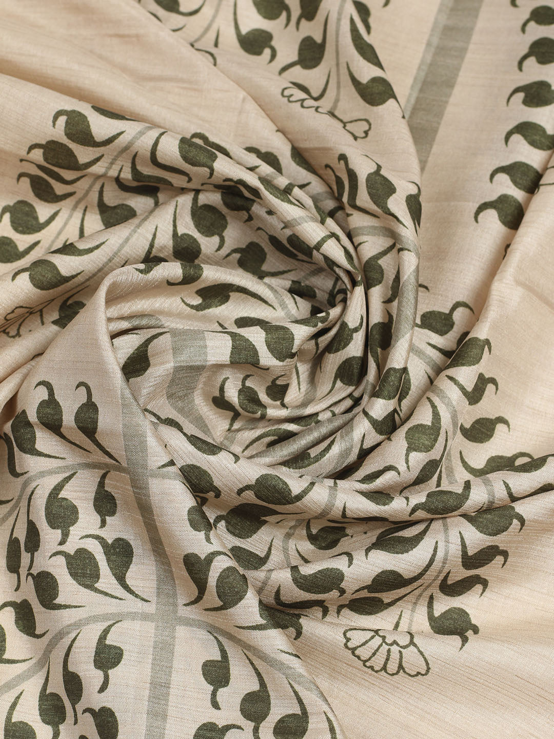 Embroidered Tussar Unstitched Suit With Dupatta