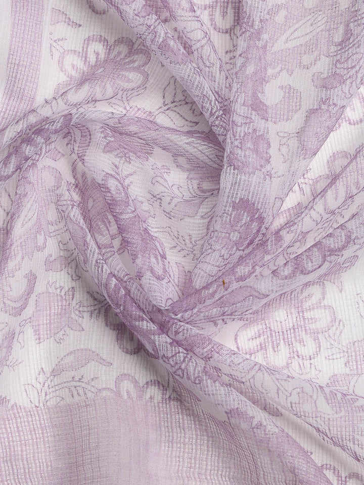 Neck Embroidered Cotton Blend Unstitched Suit With Dupatta