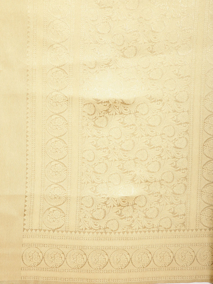 Zari Jaal Banarasi Woven Saree