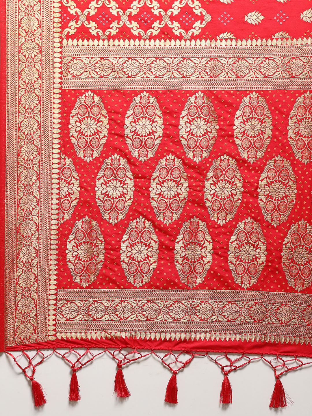 Zari Jaal Art Silk Woven Saree