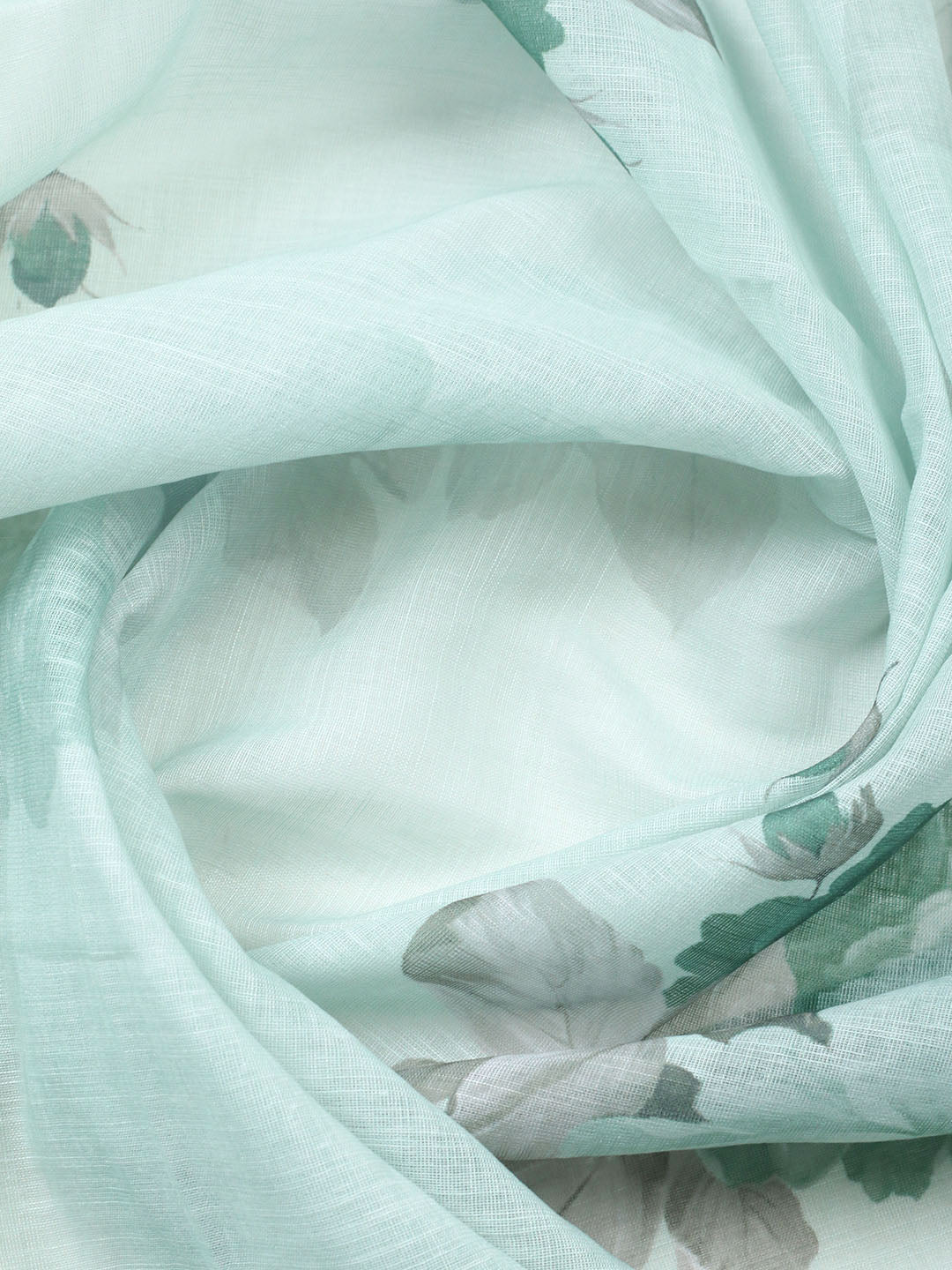 Embroidered Linen Blend Unstitched Suit With Pant Dupatta