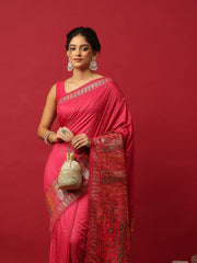 Woven Design Art Silk Rani Saree
