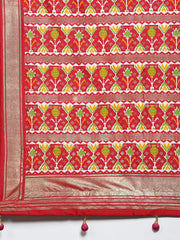 Patola Printed Art Silk Woven Saree