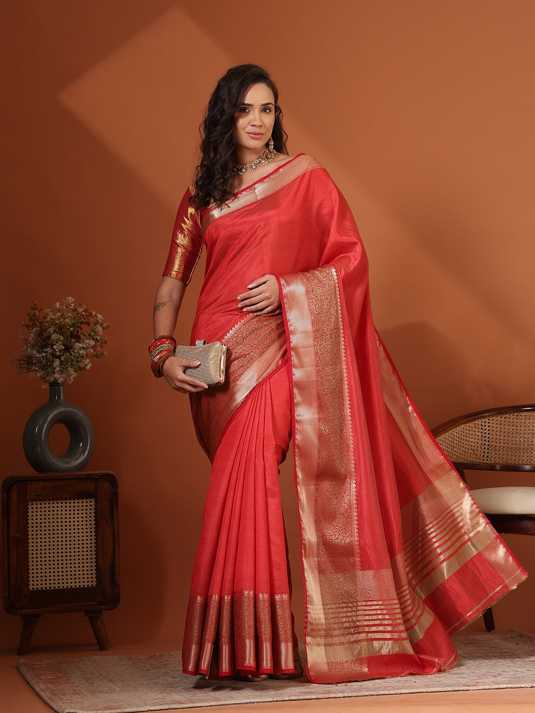 Woven Design Art Silk Saree