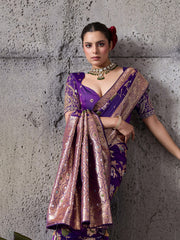 Woven Design Banarasi Silk Saree