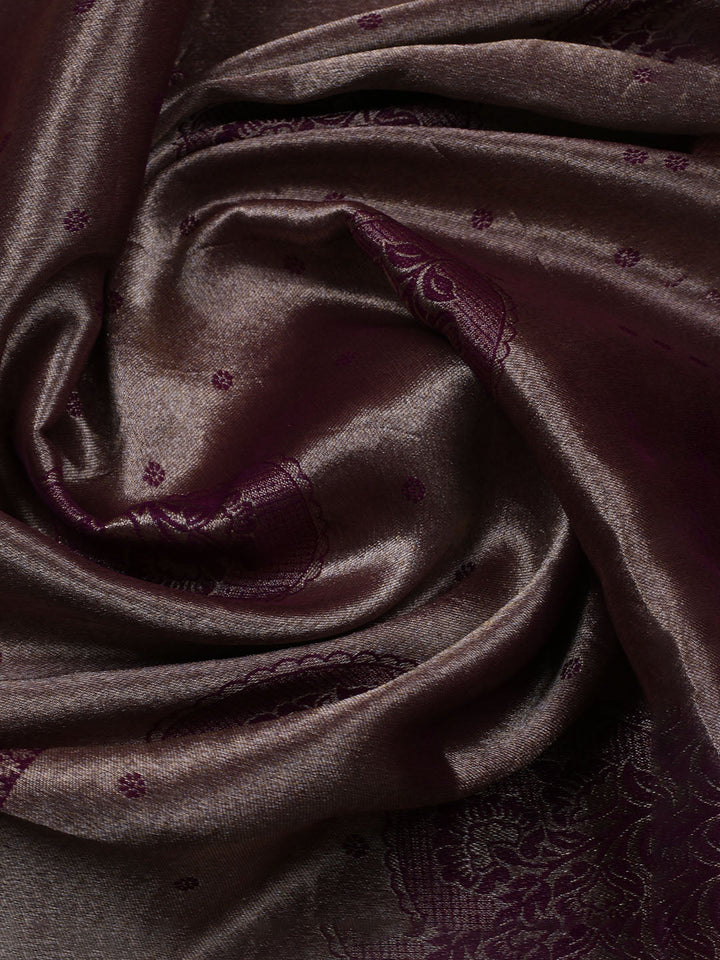 Kanjeevaram Chanderi Unstitched Suit With Dupatta