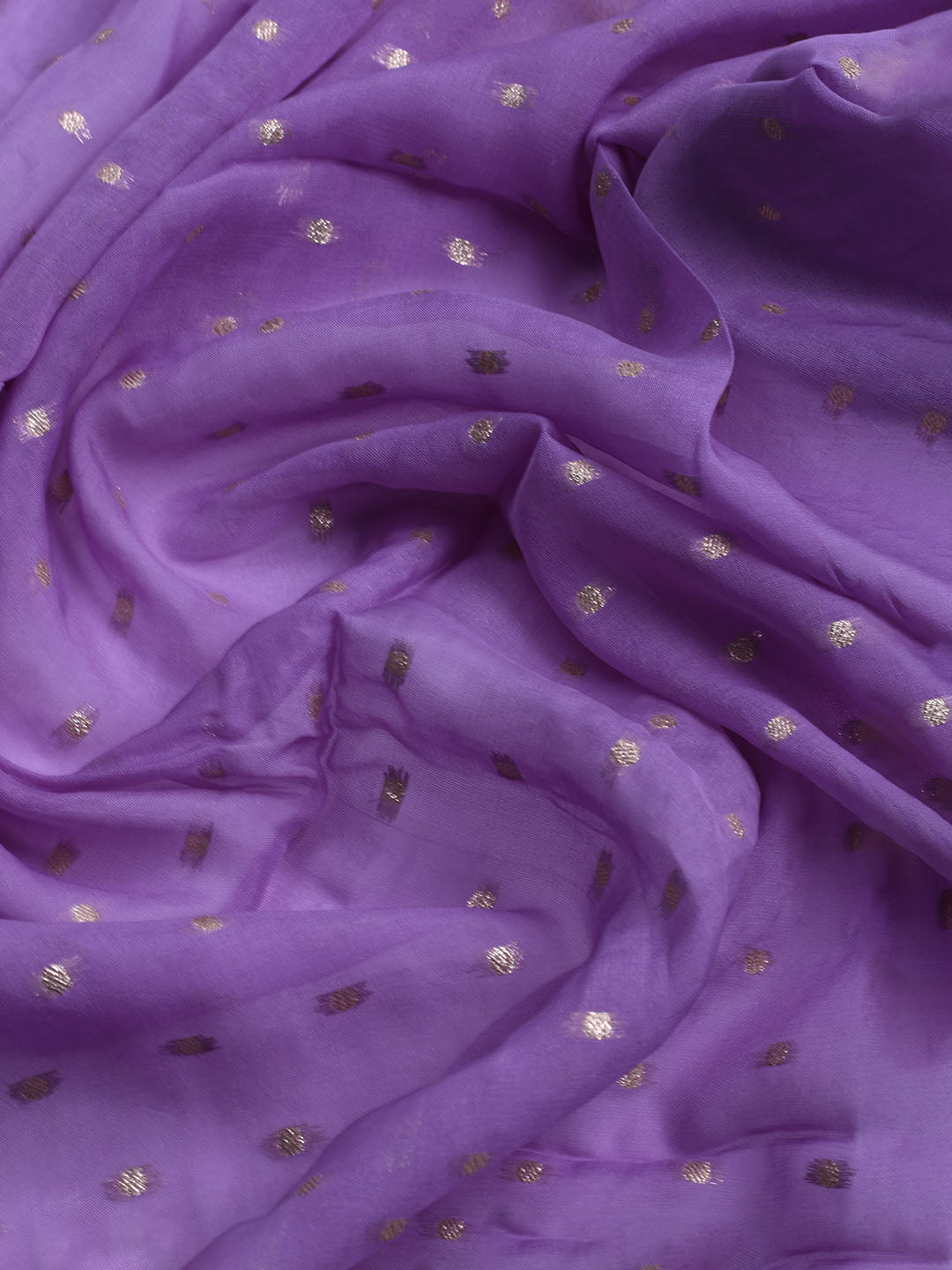 Embroidered Chanderi Unstitched Suit With Dupatta