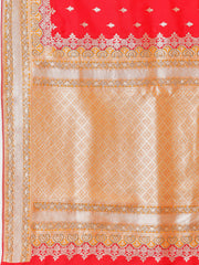 Zari Border Banarasi Woven Saree