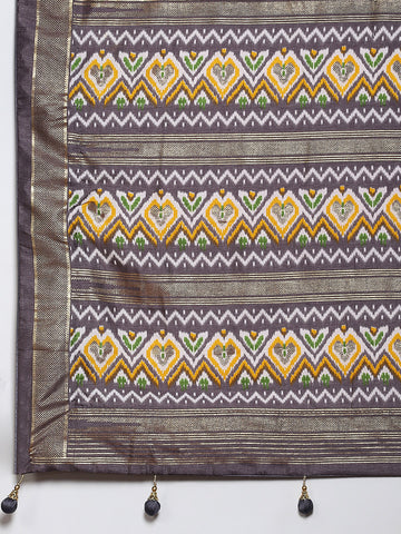 Patola Printed Art Silk Woven Saree