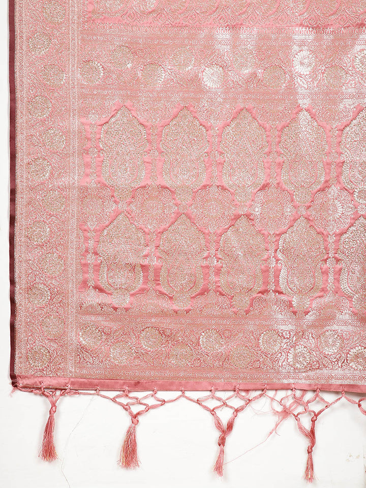 Stone Work Banarasi Woven Saree