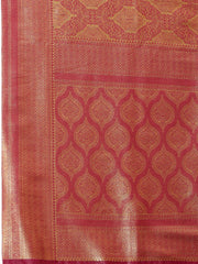 Zari Jaal Woven Handloom Saree