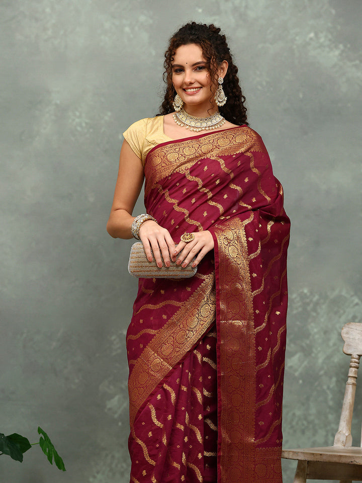 Wovn Border Art Silk Saree