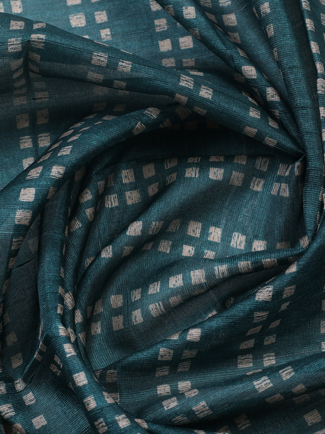 Embroidered Cotton Blend Unstitched Suit With Pant &amp; Dupatta