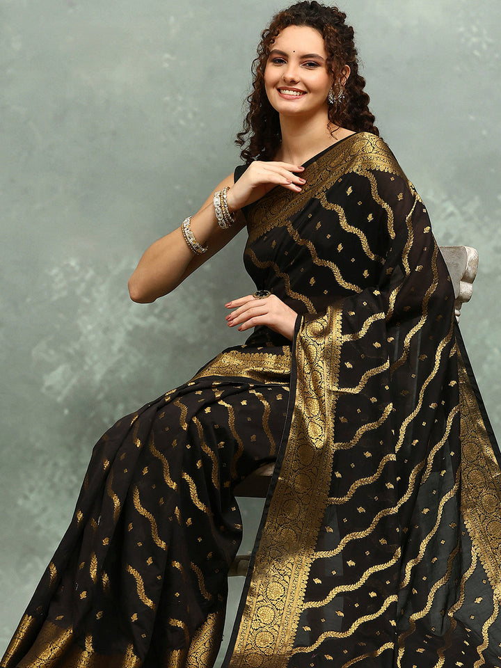 Wovn Border Art Silk Saree