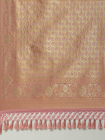 Zari Jaal Woven Art Silk Banarsi Saree