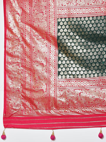 Patola Printed Art Silk Woven Saree