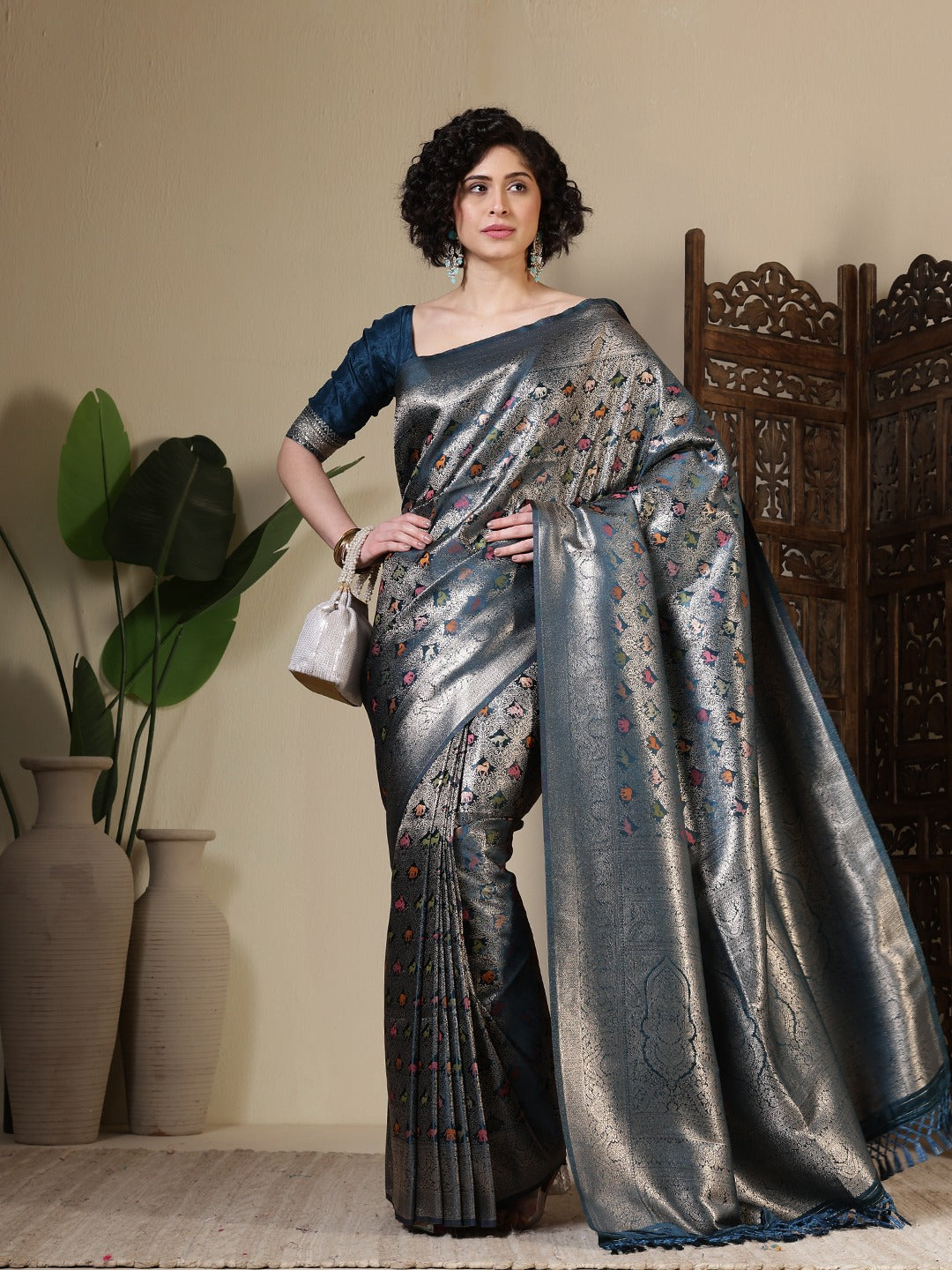 Woven Design Art Silk Saree