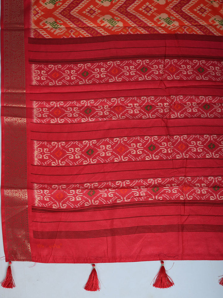 Digital Printed Art Silk Saree