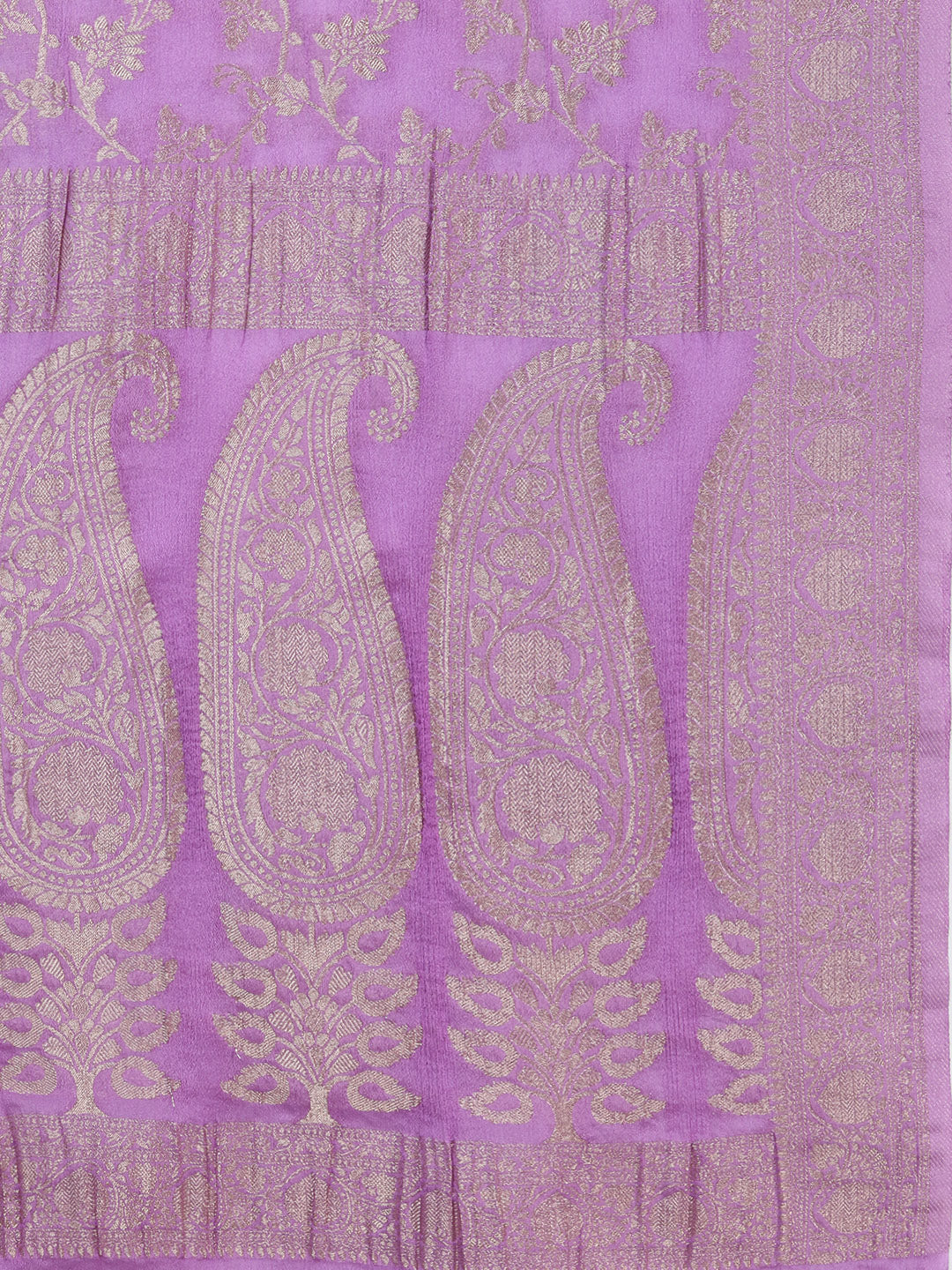 Border Zari Jaal Art Silk Woven Saree