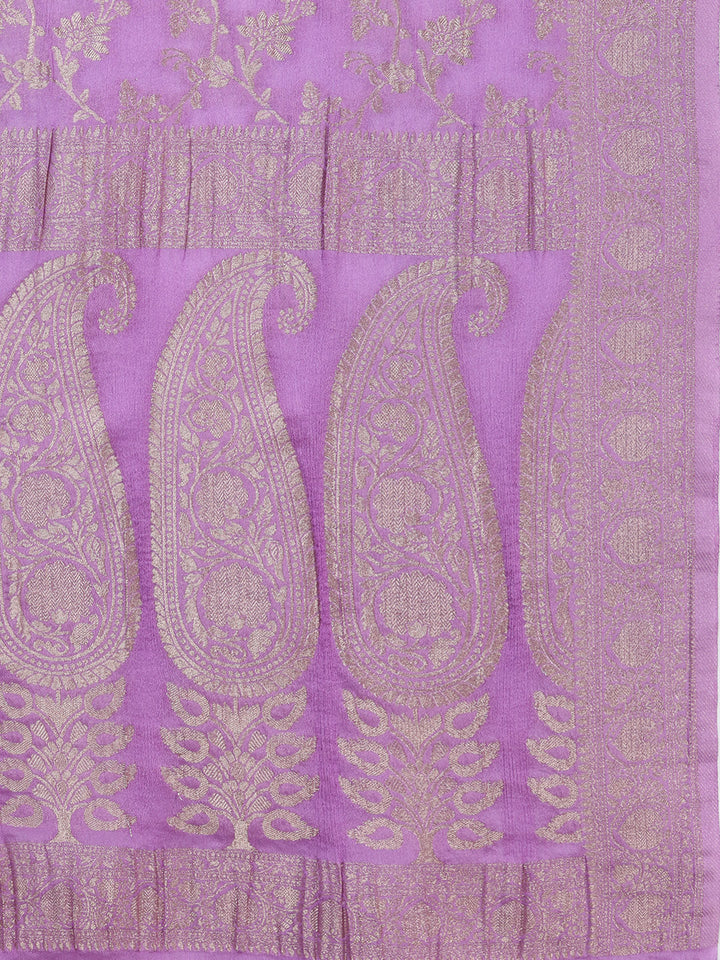 Border Zari Jaal Art Silk Woven Saree
