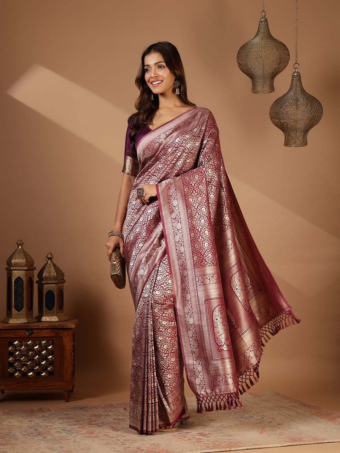 Woven Design Art Silk Saree