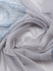 Printed Muslin Unstitched Suit With Pant & Dupatta