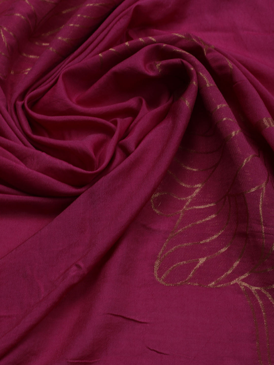 Neck Embroidered Chanderi Unstitched Suit With Dupatta