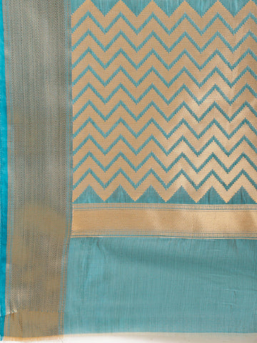 Zari Booti Woven Handloom Saree