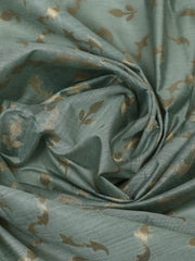 Woven Design Chanderi Unstitched Suit With Pant & Dupatta