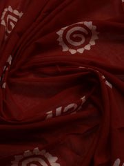 Printed Cotton Blend Unstitched Suit With Dupatta