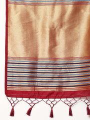 Zari Border Woven Handloom Saree