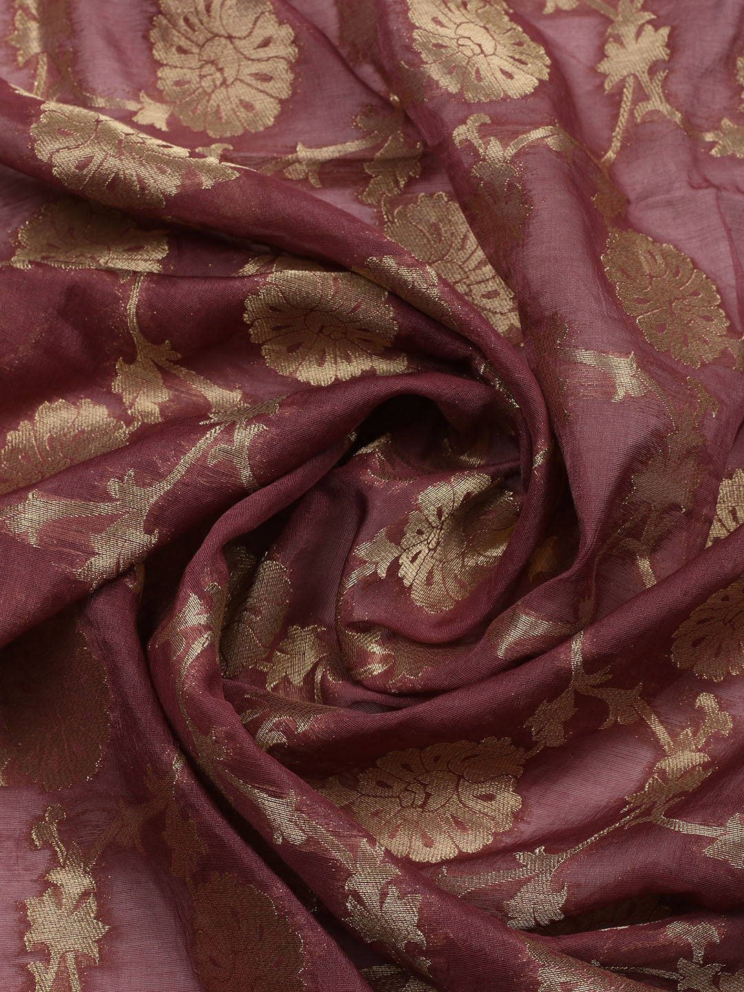 Embroidered Organza Unstitched Suit With Pant &amp; Dupatta