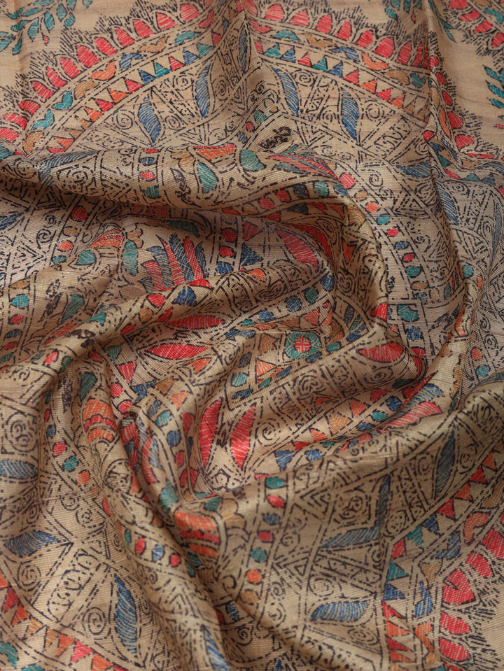 Embroidered Cotton Blend Unstitched Suit With Pant &amp; Dupatta