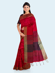 Zari Border Woven Art Silk Saree