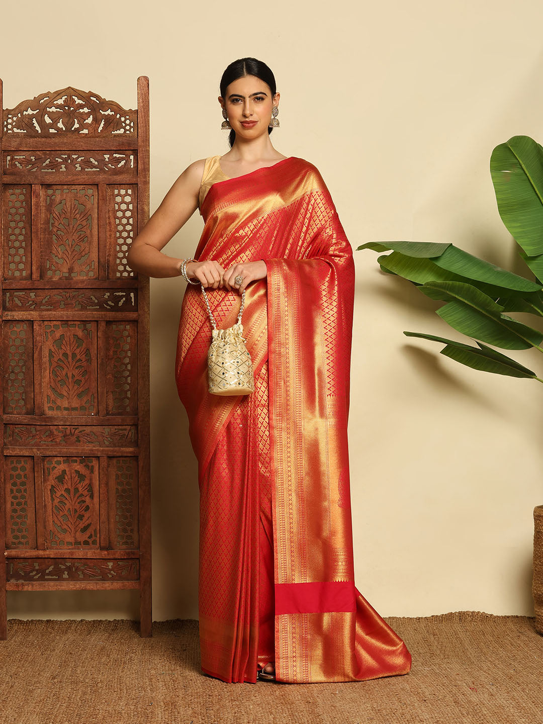 Woven Design Art Silk Saree