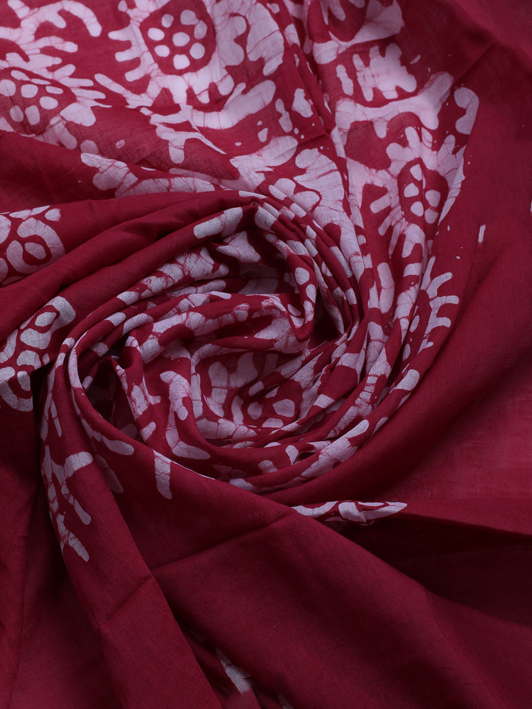 Printed Cotton Blend Unstitched Kurta With Pant &amp; Dupatta