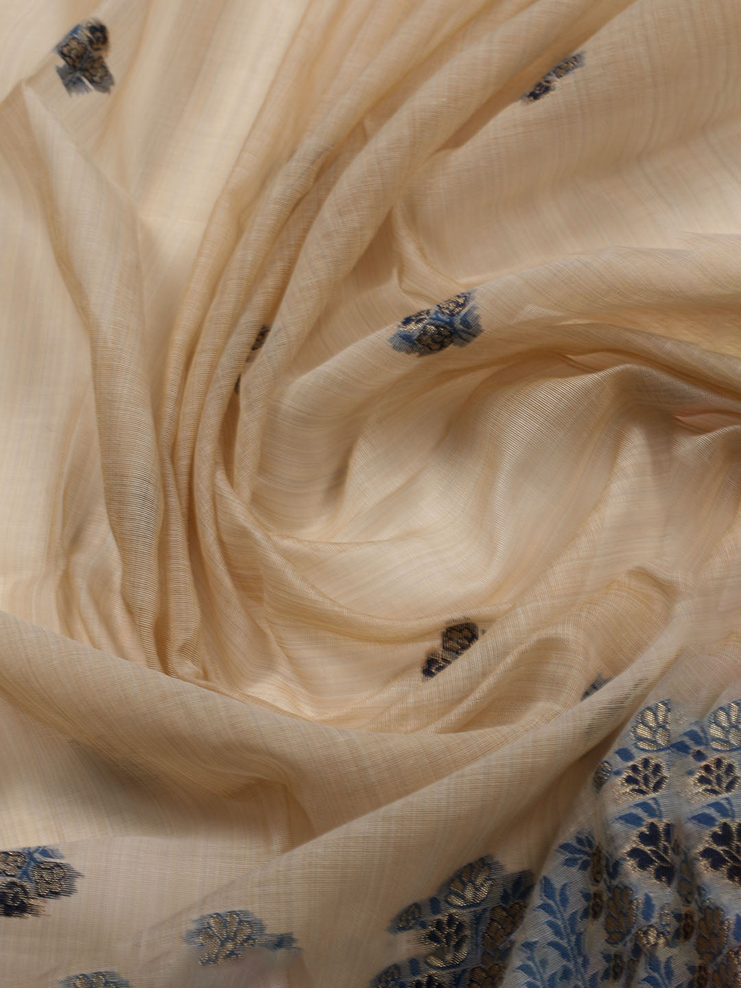 Woven Design Chanderi Unstitched Suit With Dupatta